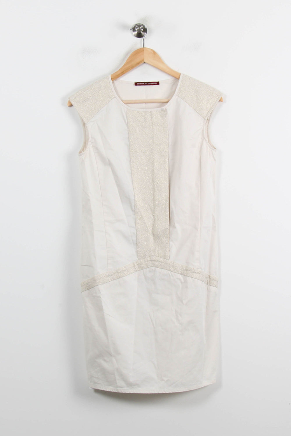 Robe Sans Manches Beige - Taille S/36 de la marque Comptoir des Cotonniers | PARAD71007 - Vendu par Paradigme - Image 2