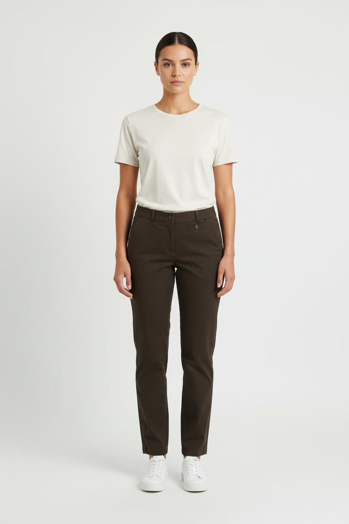 Pantalon Marron - Taille L/40 de la marque One Step | PARAD71096 - Vendu par Paradigme - Image 1