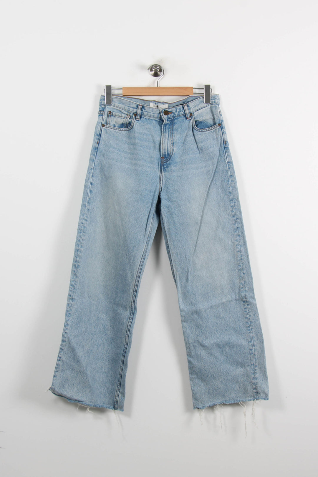 Jean Droit Bleu - Taille L/40 de la marque ba&sh | PARAD71842 - Vendu par Paradigme - Image 4