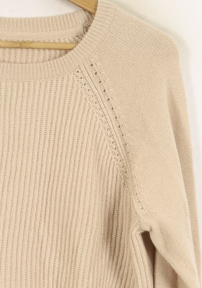 Pull Beige - Taille S/36 de la marque Bérénice | PARAD72059 - Vendu par Paradigme - Image 3