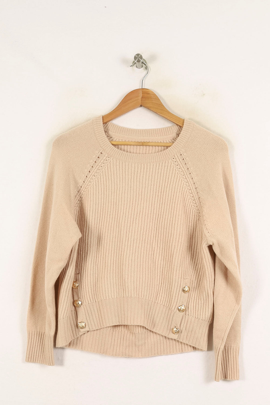 Pull Beige - Taille S/36 de la marque Bérénice | PARAD72059 - Vendu par Paradigme - Image 2