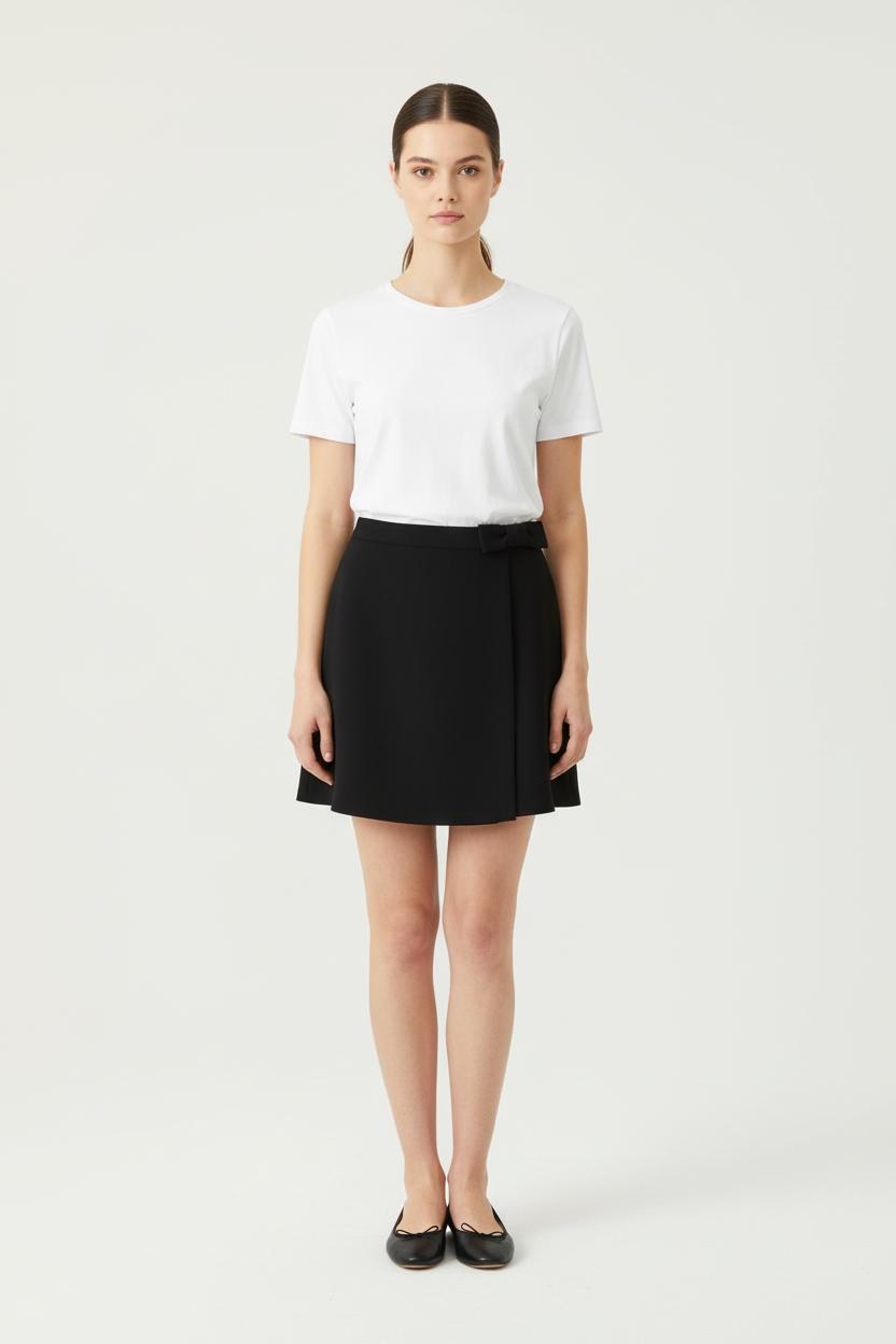 Jupe Courte Noire - Taille L/40 de la marque Claudie Pierlot | PARAD72245 - Vendu par Paradigme - Image 1