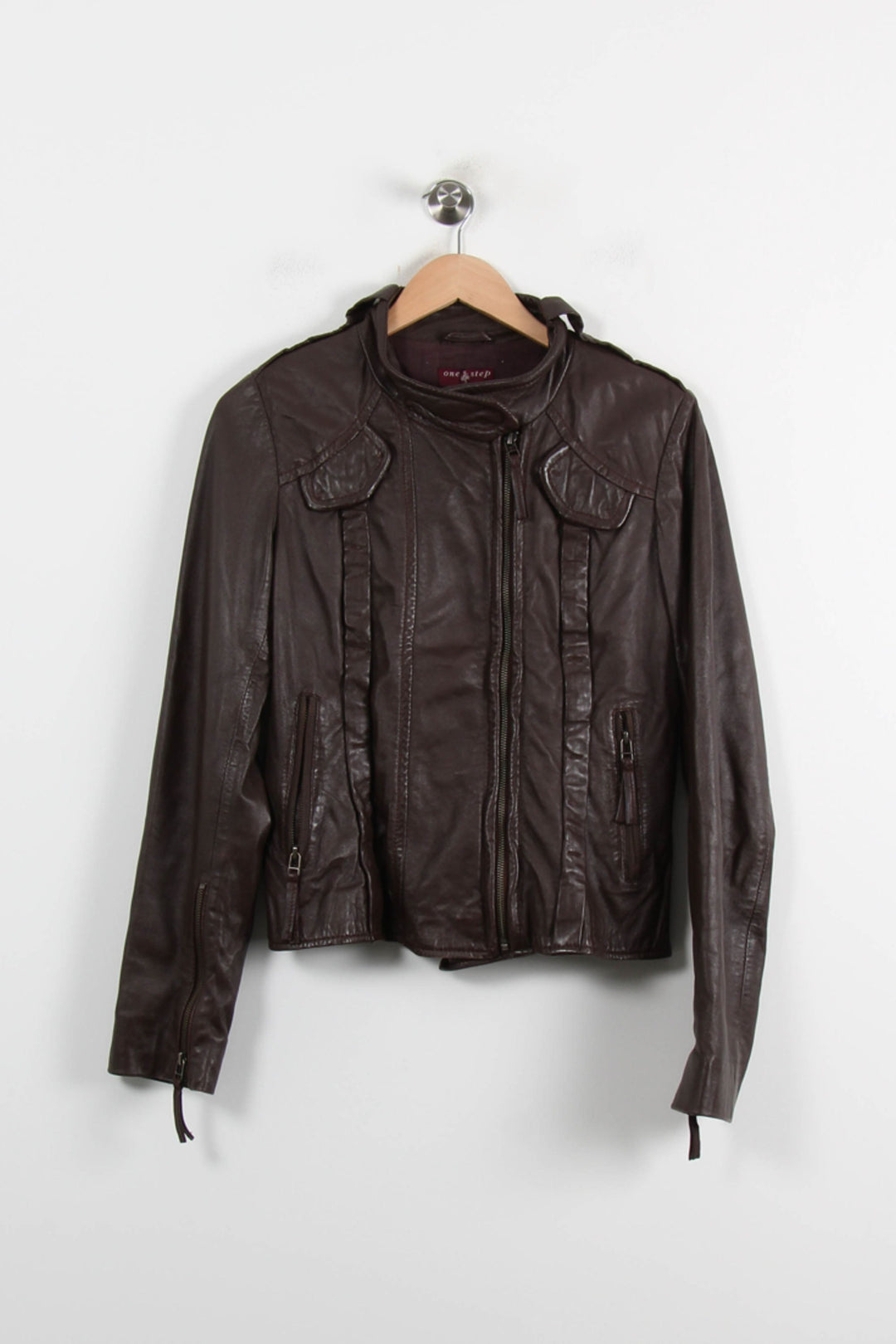 Blouson Marron - Taille S/36 de la marque One Step | PARAD72311 - Vendu par Paradigme - Image 2