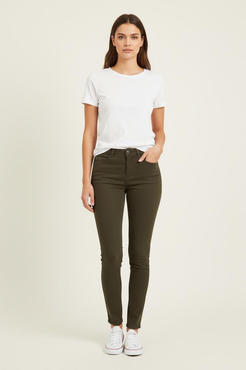 Jean Vert - Taille XS/34 de la marque One Step | PARAD73405 - Vendu par Paradigme - Image 1