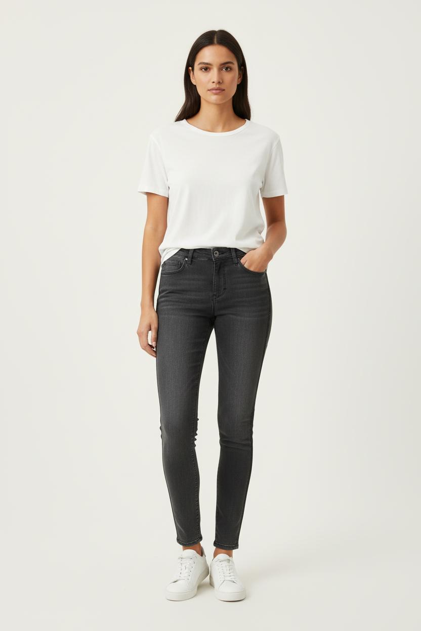Jean Skinny Gris - Taille XS/34 de la marque Comptoir des Cotonniers | PARAD73418 - Vendu par Paradigme - Image 1