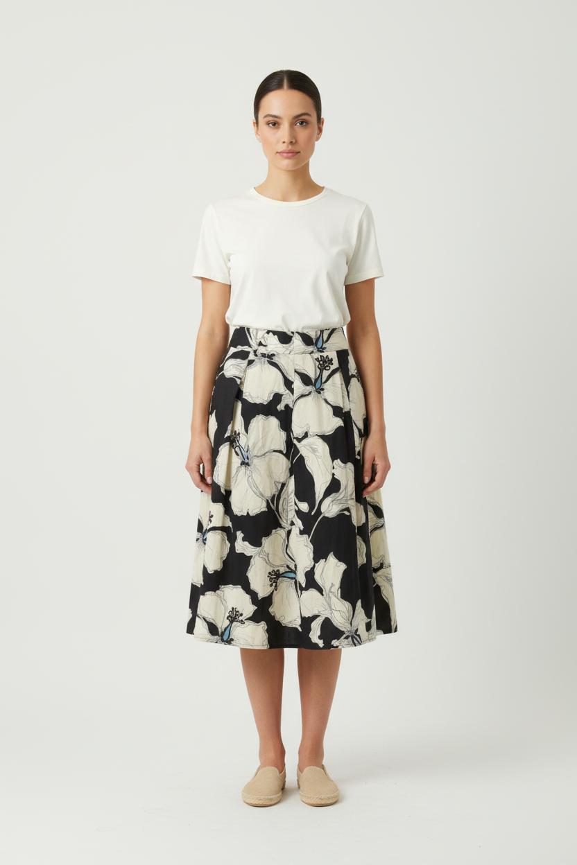 Robe La Fée Maraboutée Noir Et Blanc – Taille 4 (petite), Occasion Très Bon état, Longueur Genou