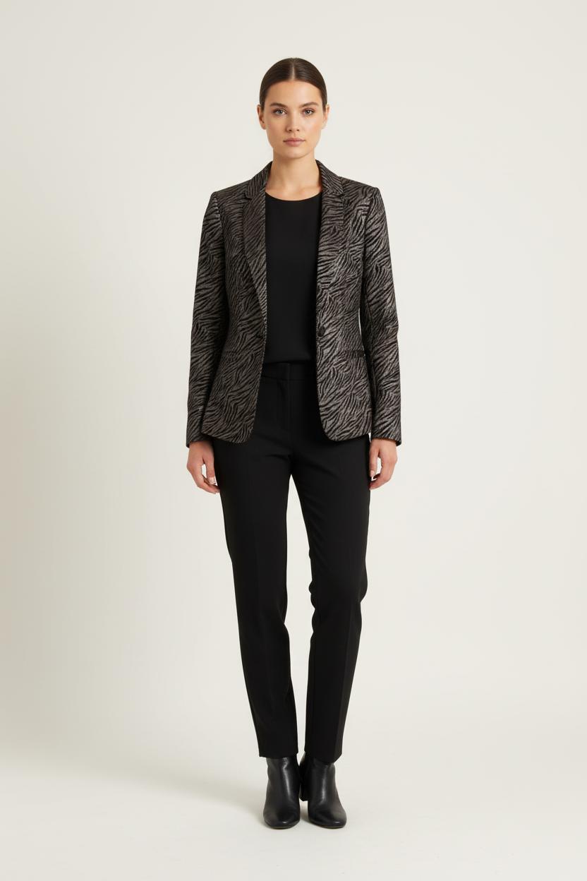 Blazer Noir et Beige - Taille S/36 de la marque One Step | PARAD73549 - Vendu par Paradigme - Image 1