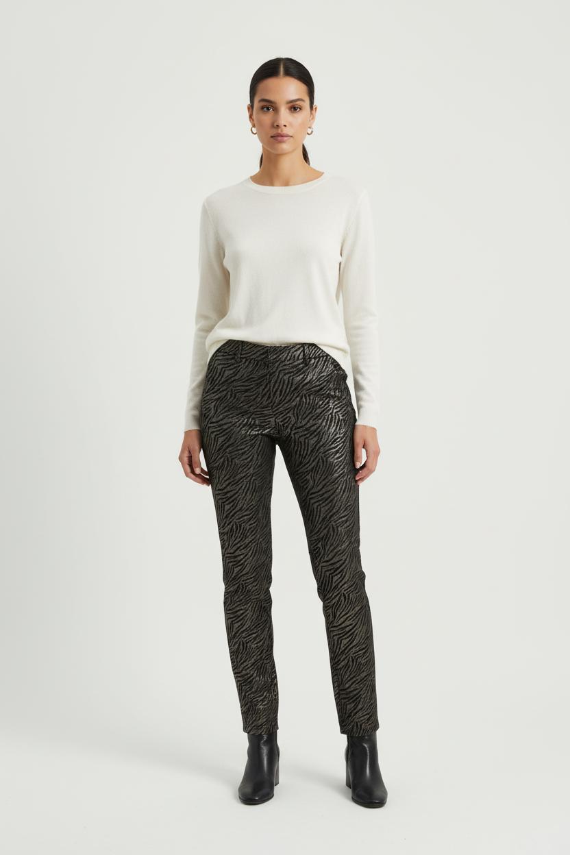 Pantalon Noir et Beige - Taille S/36 de la marque One Step | PARAD73551 - Vendu par Paradigme - Image 1