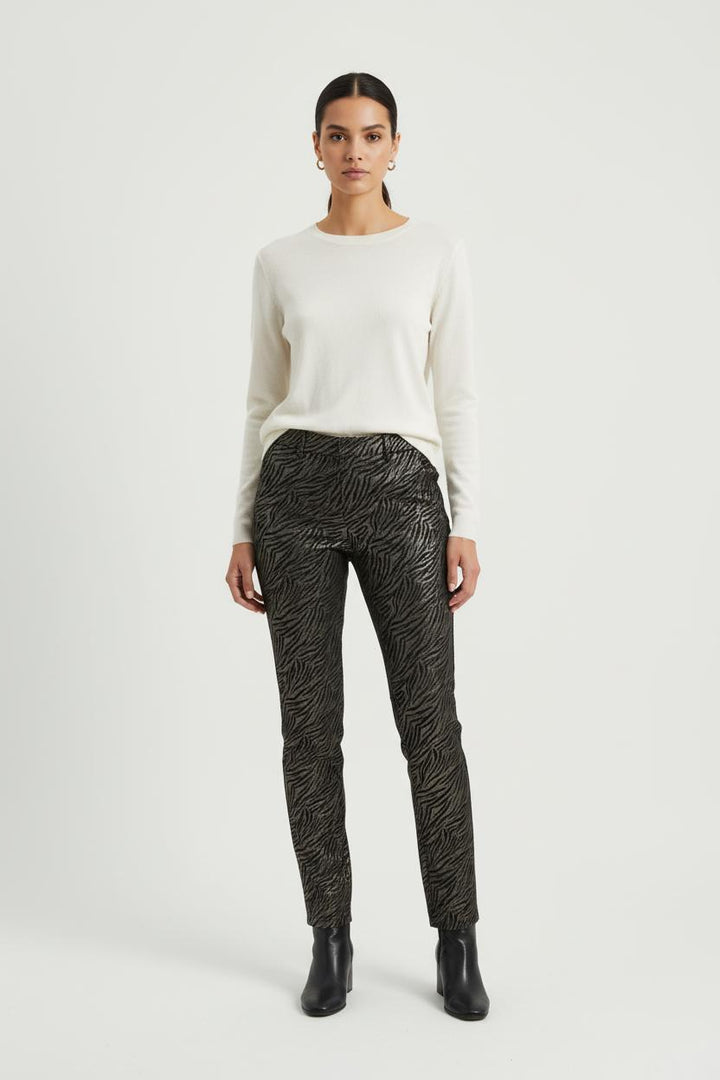 Pantalon Noir et Beige - Taille S/36 de la marque One Step | PARAD73551 - Vendu par Paradigme - Image 1
