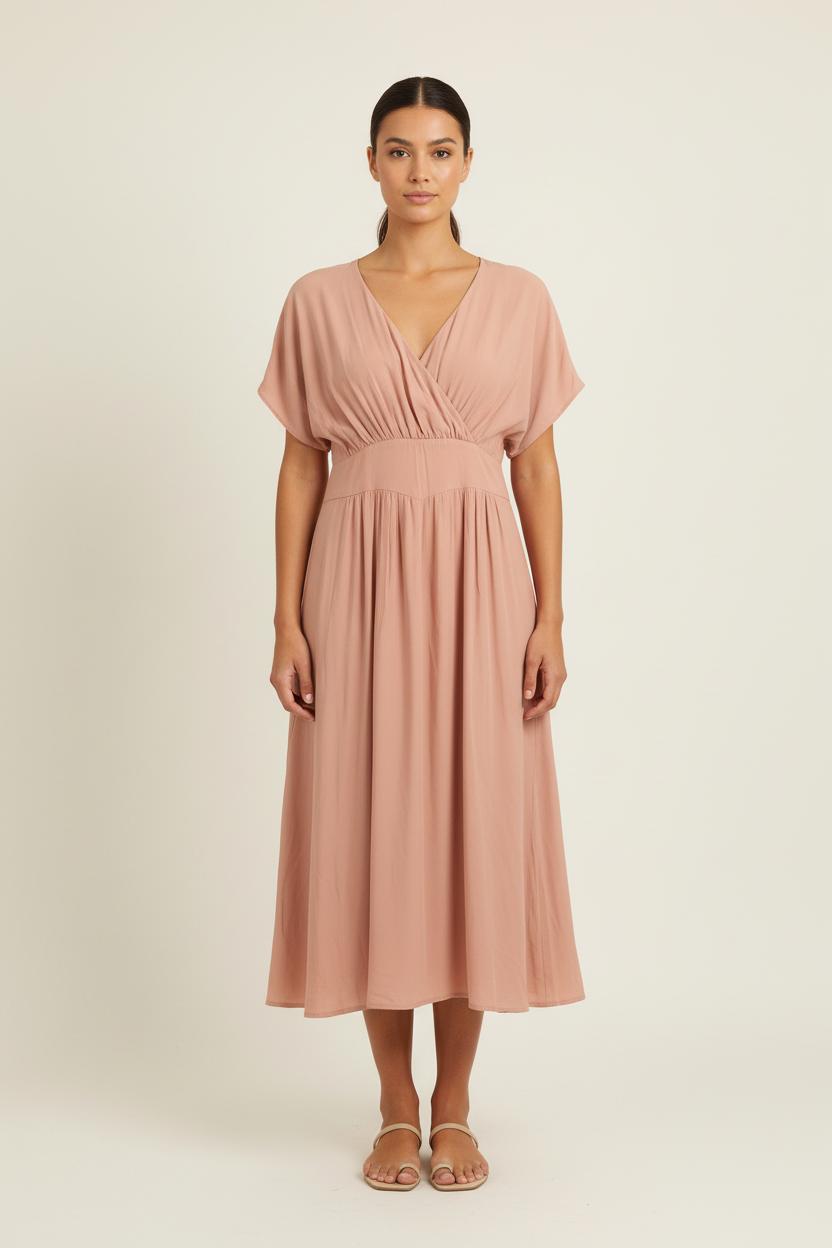 Robe Hailey Logan Rouge - Taille 4 - Longueur Genoux - Style Floaty - Occasion TBEG