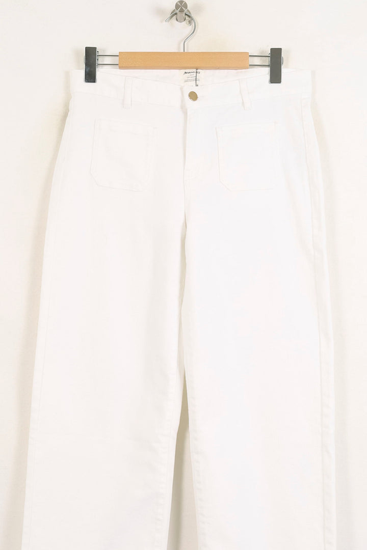 Jean Blanc - Taille L/40 de la marque Maison 123 | PARAD73996 - Vendu par Paradigme - Image 2