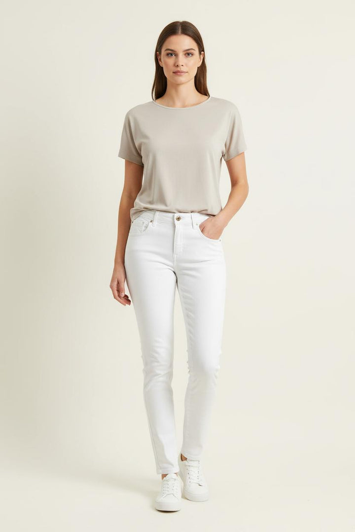 Jean Blanc - Taille S/36 de la marque One Step | PARAD75007 - Vendu par Paradigme - Image 1