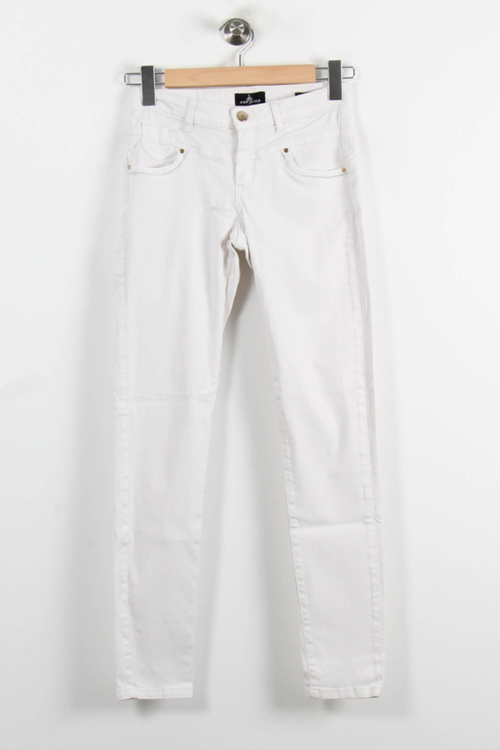 Jean Blanc - Taille S/36 de la marque One Step | PARAD75007 - Vendu par Paradigme - Image 2