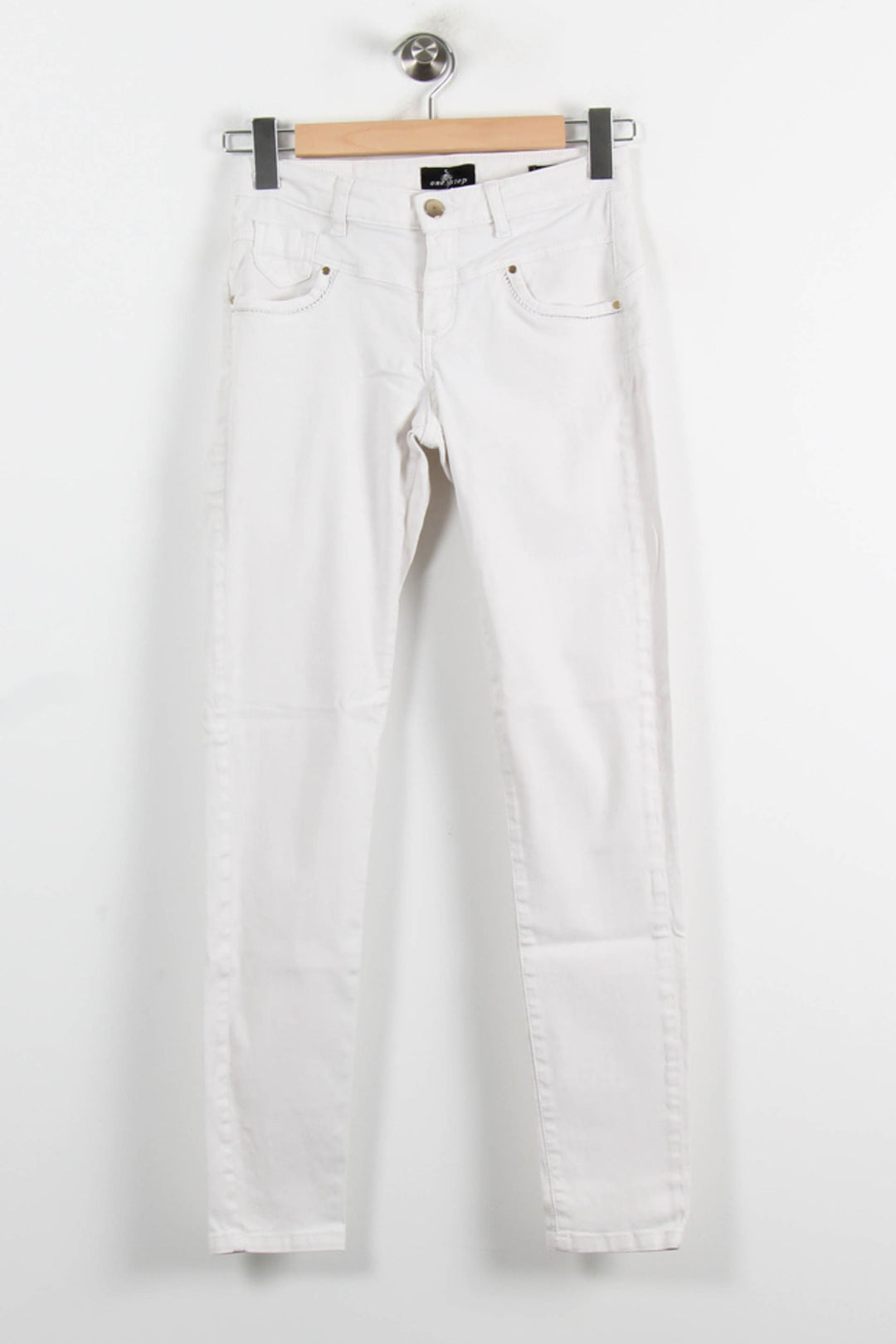 Jean Blanc - Taille S/36 de la marque One Step | PARAD75007 - Vendu par Paradigme - Image 2