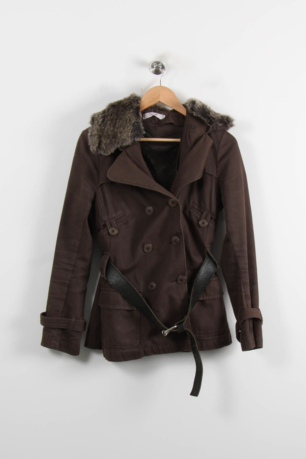 Trench Marron - Taille XL/42 de la marque Comptoir des Cotonniers | PARAD75109 - Vendu par Paradigme - Image 2