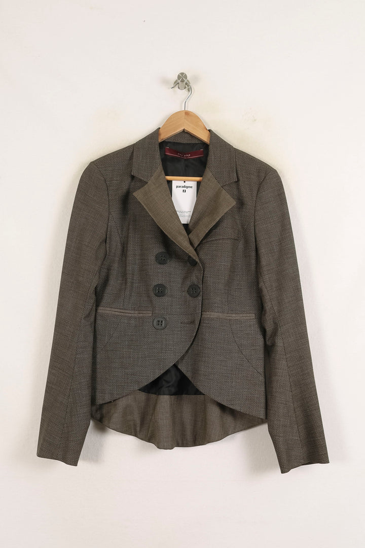 Blazer Marron - Taille M/38 de la marque One Step | PARAD75143 - Vendu par Paradigme - Image 2