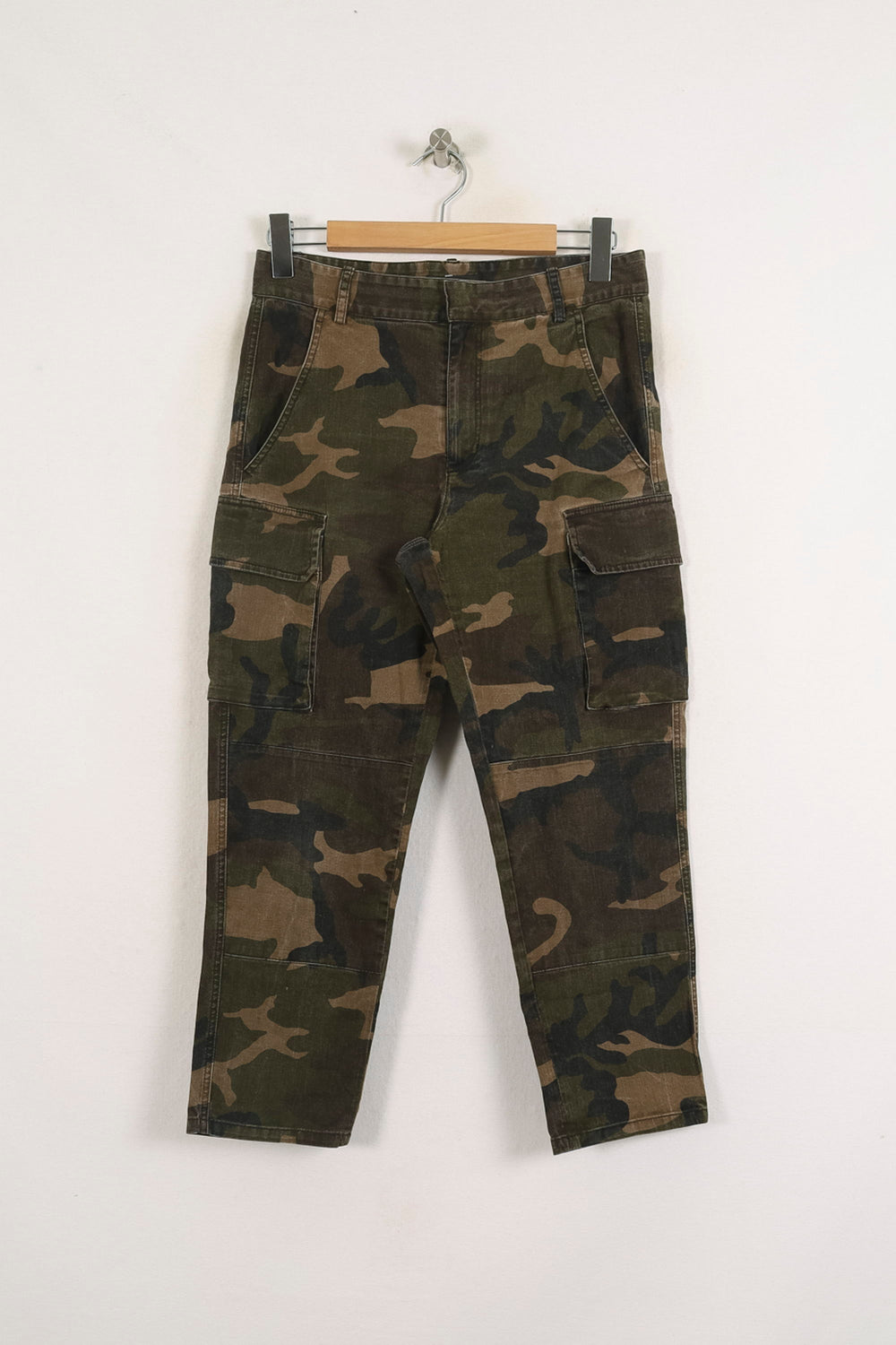 Pantalon Cargo Camouflé Multicolore - Taille L/40 de la marque Maje | PARAD76010 - Vendu par Paradigme - Image 2