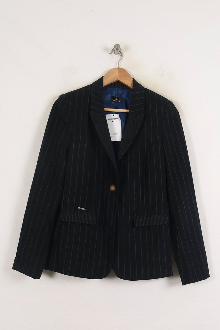 Blazer Noir - Taille L/40 de la marque One Step | PARAD76056 - Vendu par Paradigme - Image 2