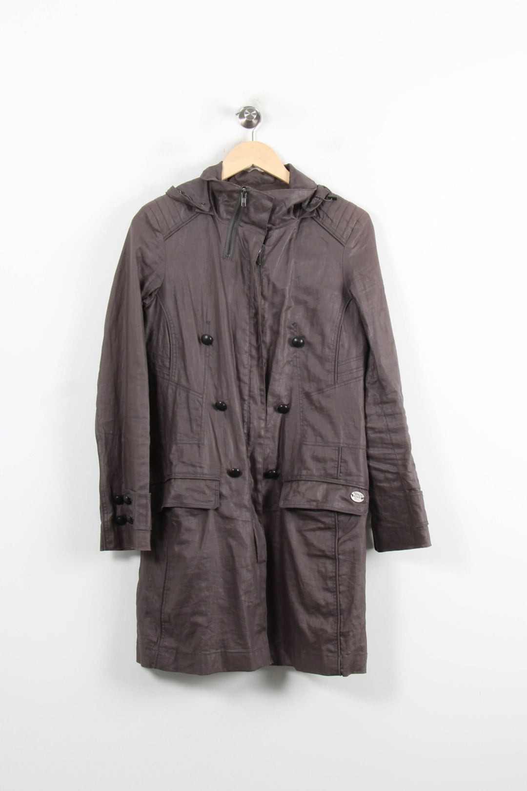 Trench Gris - Taille S/36 de la marque IKKS | PARAD76886 - Vendu par Paradigme - Image 2