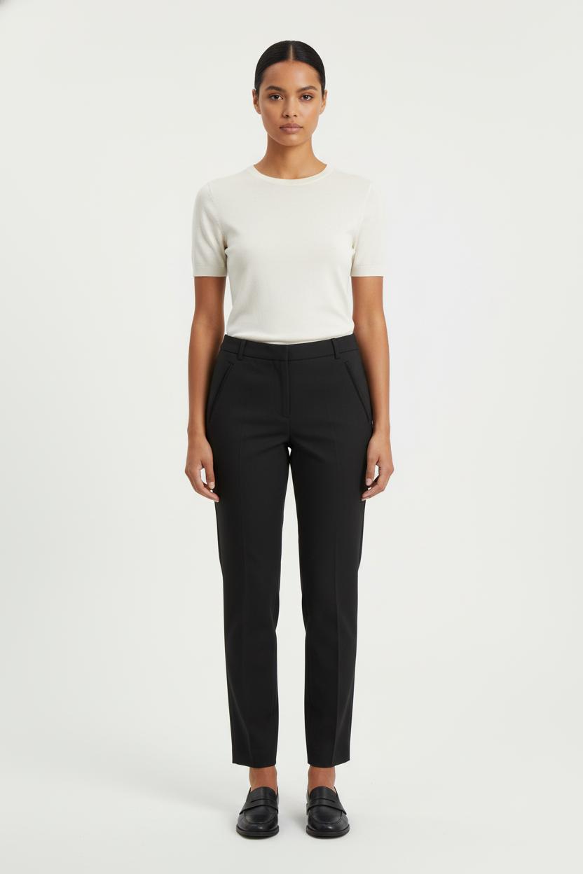 Pantalon Noir - Taille S/36 de la marque IKKS | PARAD78697 - Vendu par Paradigme - Image 1
