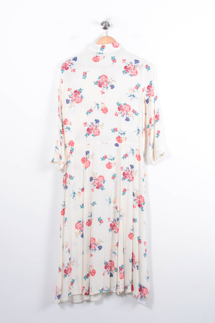 Robe Longue Blanche et Multicolore - Taille S/36 de la marque Comptoir des Cotonniers | PARAD78797 - Vendu par Paradigme - Image 4