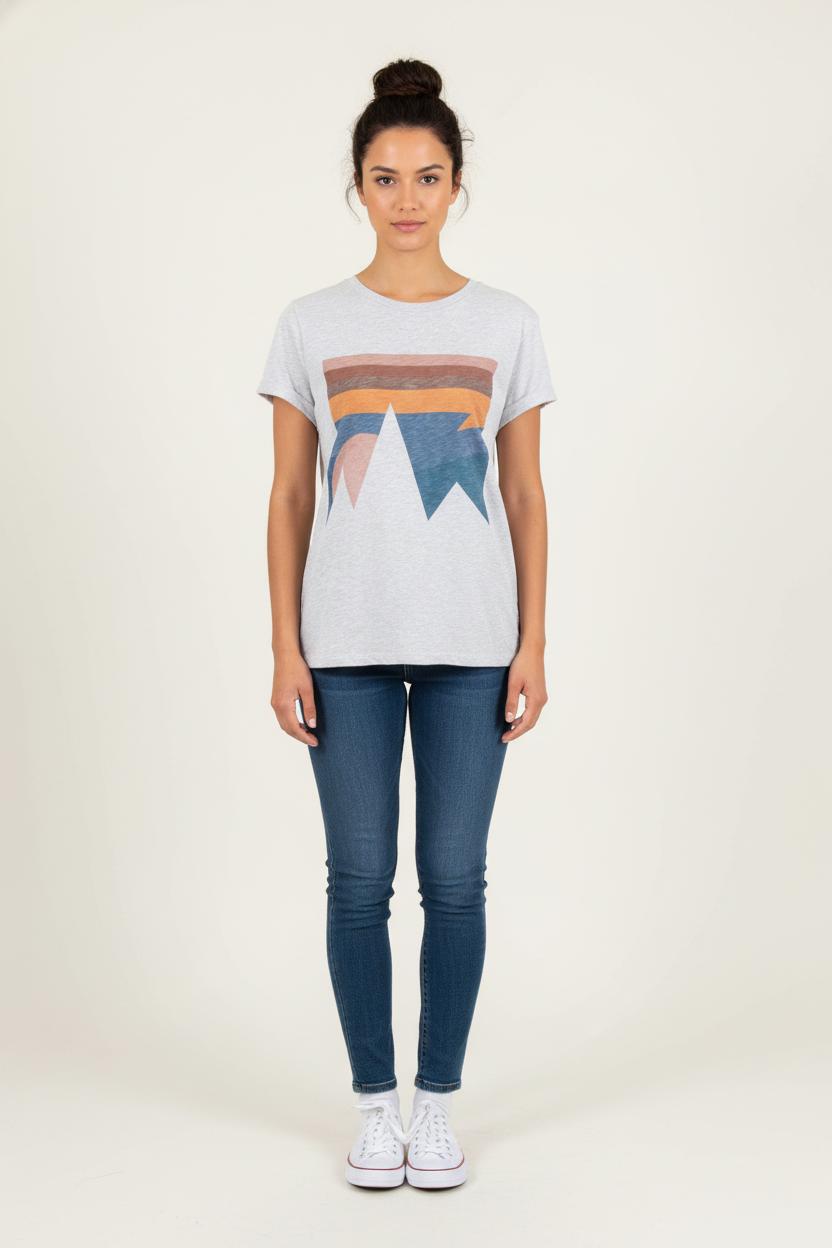 Tee-shirt Gris et Multicolore - Taille S/36 de la marque ba&sh | PARAD78824 - Vendu par Paradigme - Image 1