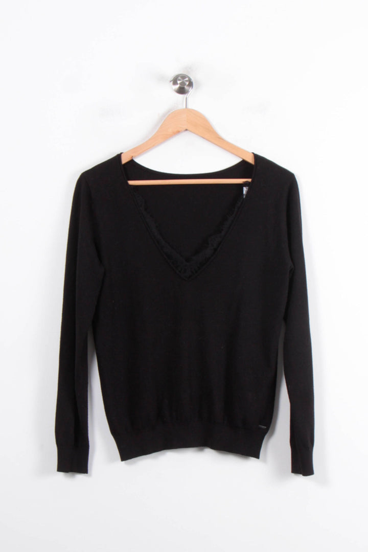 Pull Noir - Taille S/36 de la marque IKKS | PARAD78873 - Vendu par Paradigme - Image 2