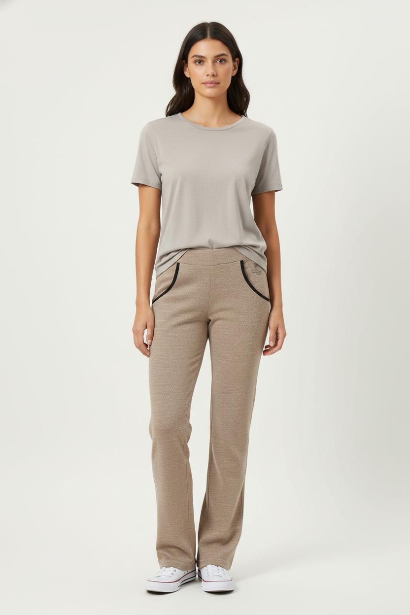Pantalon Beige - Taille S/36 de la marque IKKS | PARAD79011 - Vendu par Paradigme - Image 1
