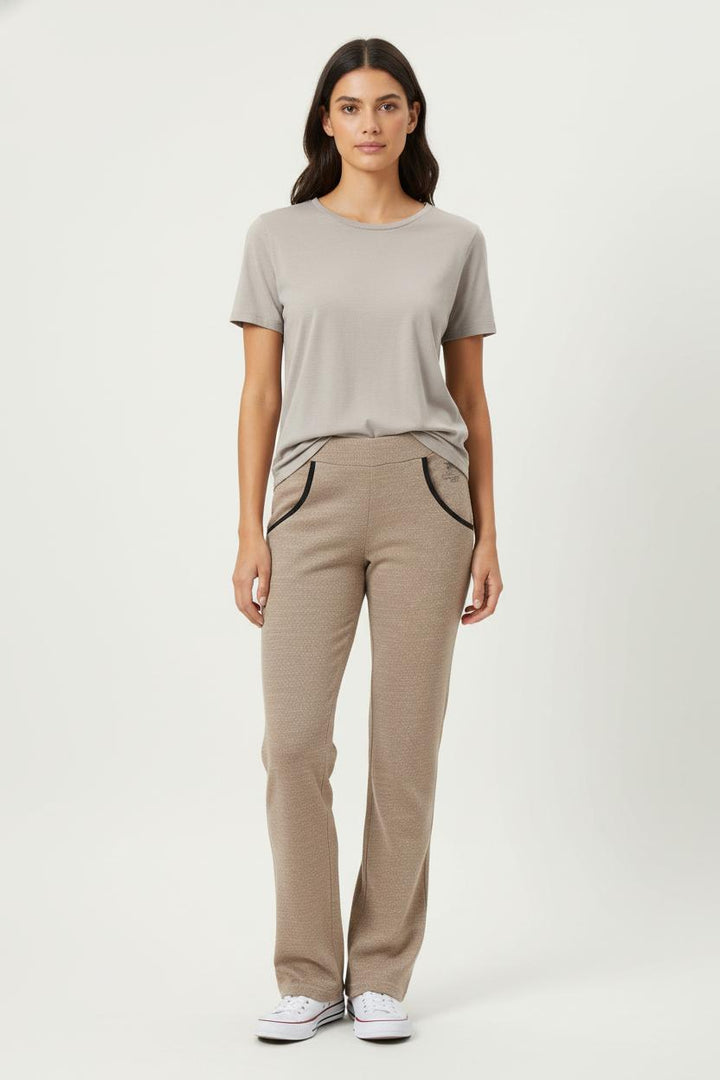 Pantalon Beige - Taille S/36 de la marque IKKS | PARAD79011 - Vendu par Paradigme - Image 1
