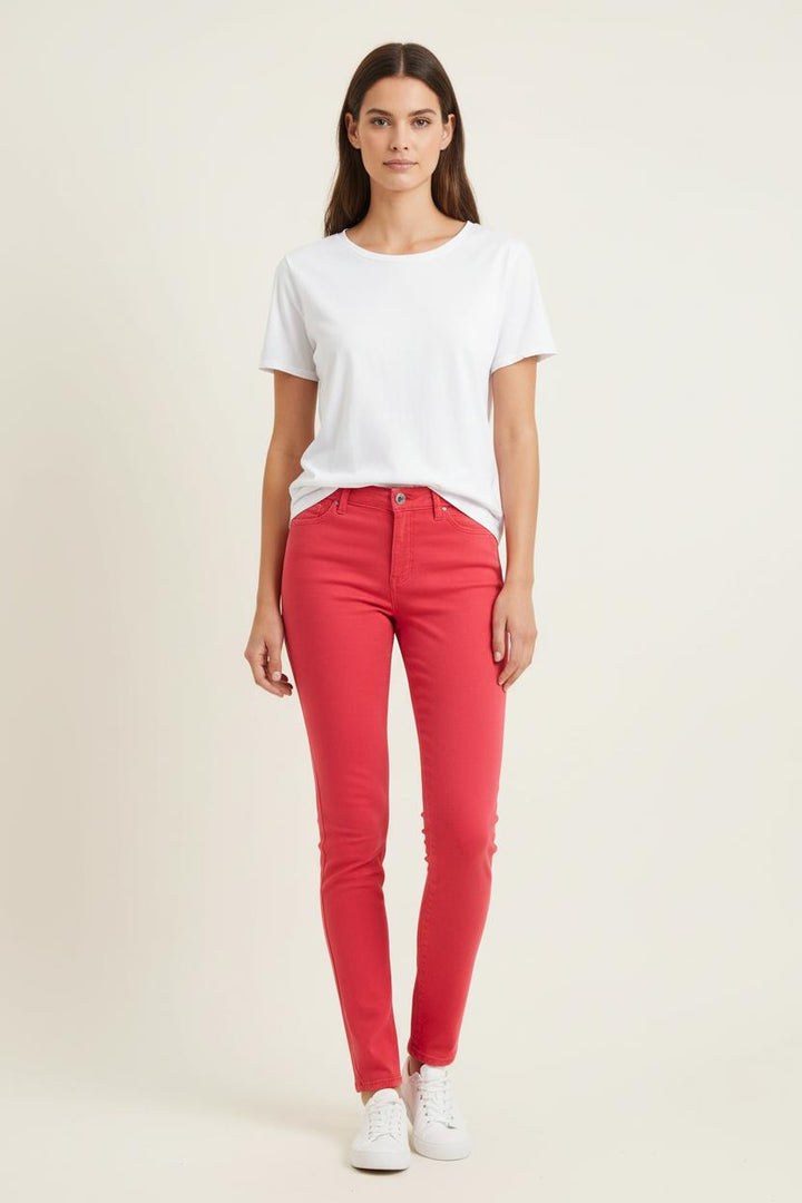Jean Rouge - Taille XS/34 de la marque IKKS | PARAD79028 - Vendu par Paradigme - Image 1
