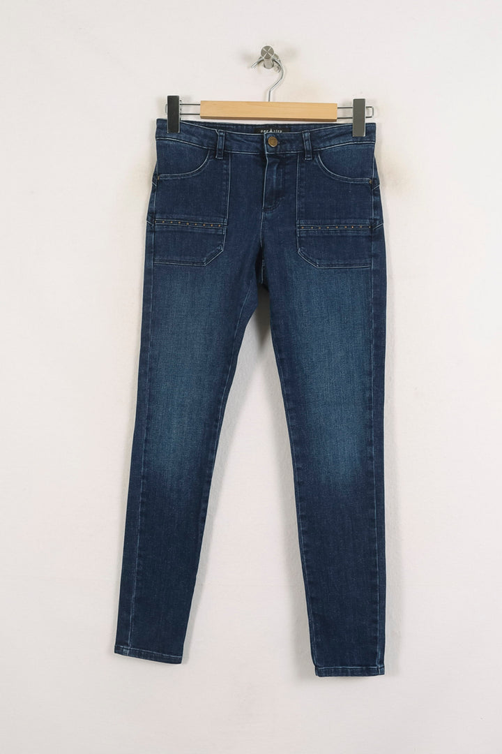 Jean Bleu - Taille S/36 de la marque One Step | PARAD79090 - Vendu par Paradigme - Image 2