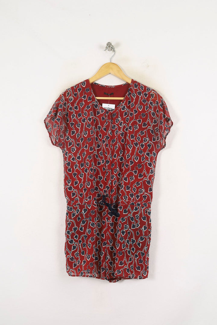 Combishort Rouge et Bleu - Taille S/36 de la marque IKKS | PARAD80187 - Vendu par Paradigme - Image 2