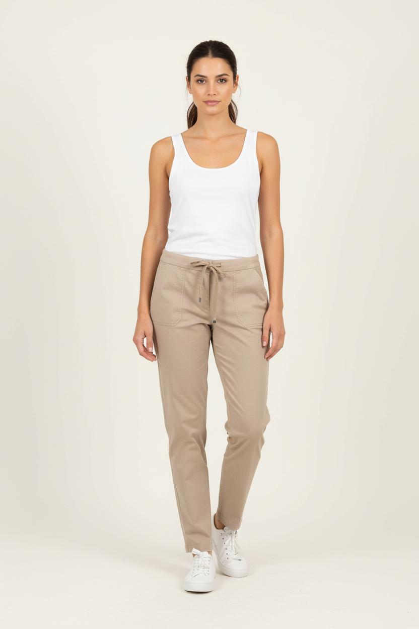 Pantalon Beige - Taille M/38 de la marque Caroll | PARAD80257 - Vendu par Paradigme - Image 1