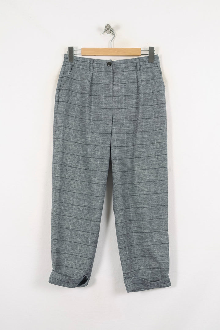 Pantalon Prince-de-Galles Gris - Taille M/38 de la marque IKKS | PARAD80278 - Vendu par Paradigme - Image 2