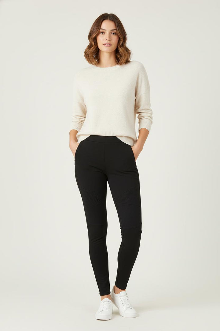 Legging Noir - Taille S/36 de la marque IKKS | PARAD80286 - Vendu par Paradigme - Image 1