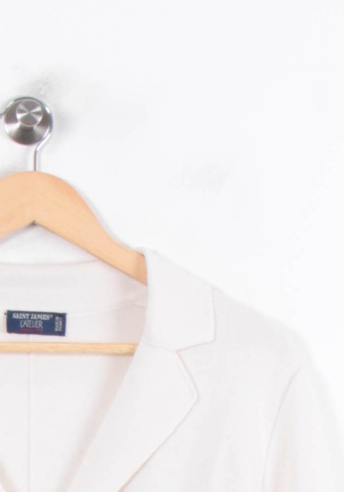 Blazer Blanc - Taille L/40 de la marque Saint James | PARAD80302 - Vendu par Paradigme - Image 3
