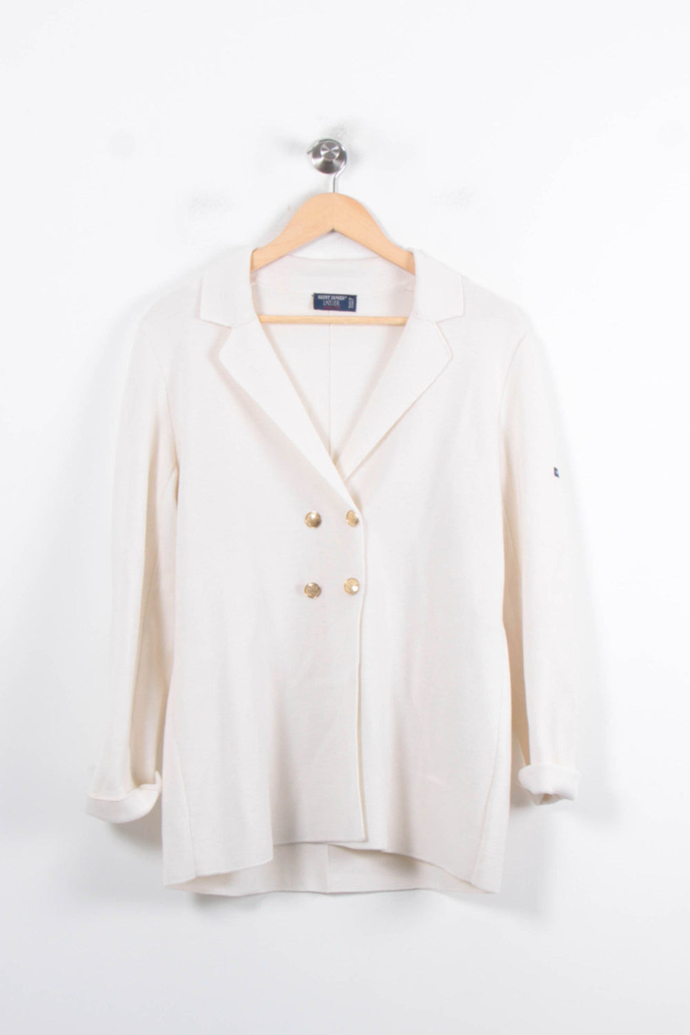 Blazer Blanc - Taille L/40 de la marque Saint James | PARAD80302 - Vendu par Paradigme - Image 2