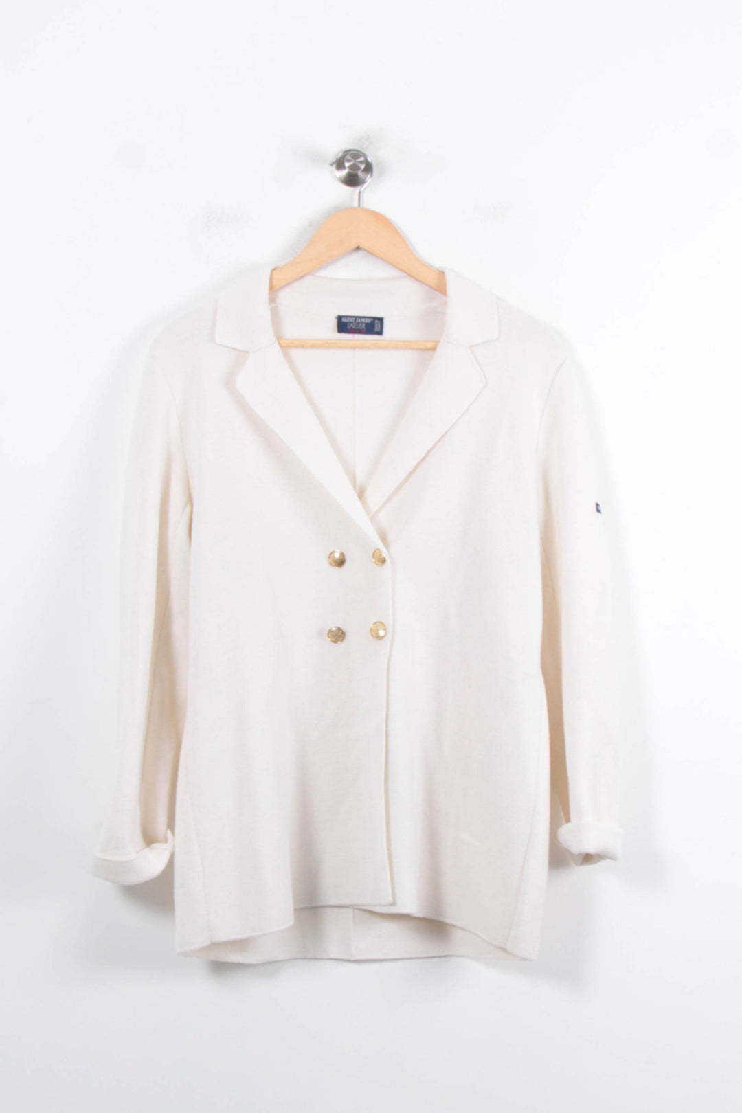Blazer Blanc - Taille L/40 de la marque Saint James | PARAD80302 - Vendu par Paradigme - Image 2