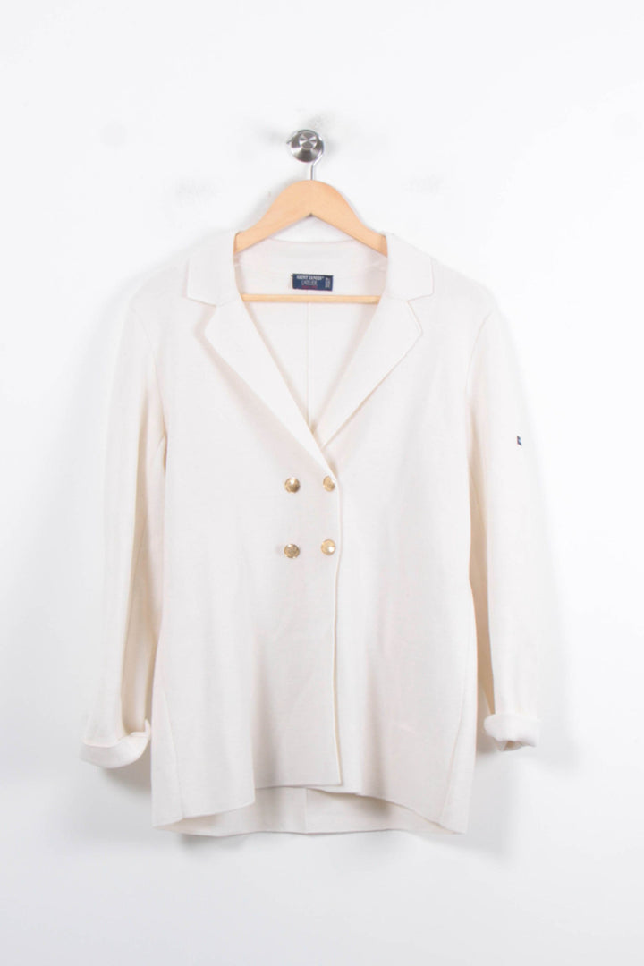 Blazer Blanc - Taille L/40 de la marque Saint James | PARAD80302 - Vendu par Paradigme - Image 2