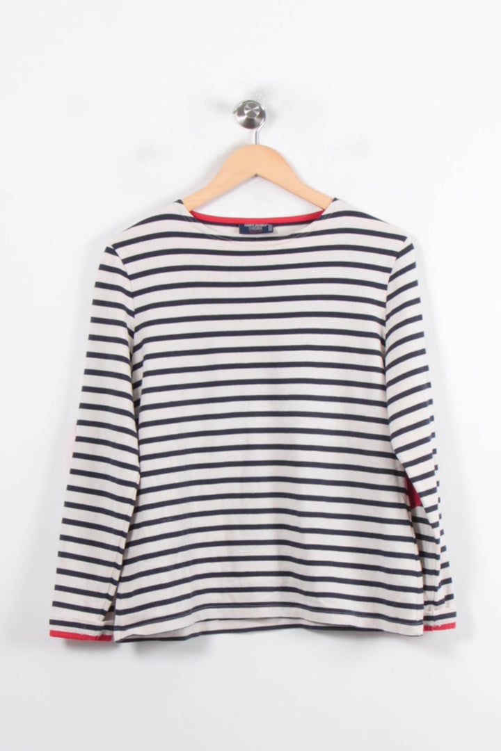 Marinière Bleue et Blanche - Taille XXL/44 de la marque Saint James | PARAD80304 - Vendu par Paradigme - Image 2
