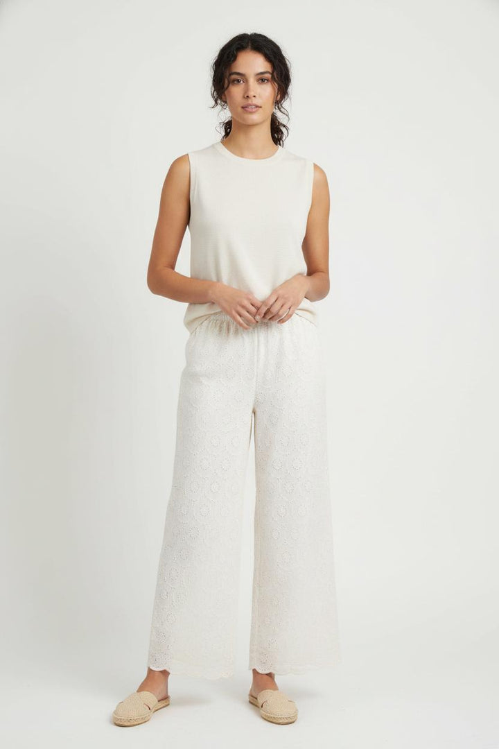 Pantalon Large Beige - Taille S/36 de la marque La Fée Maraboutée | PARAD80330 - Vendu par Paradigme - Image 1