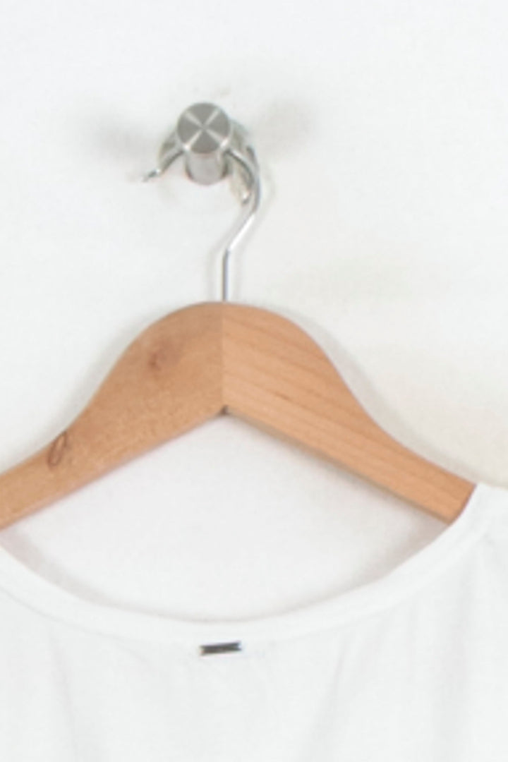 Tee-shirt Blanc - Taille M/38 de la marque IKKS | PARAD80405 - Vendu par Paradigme - Image 4