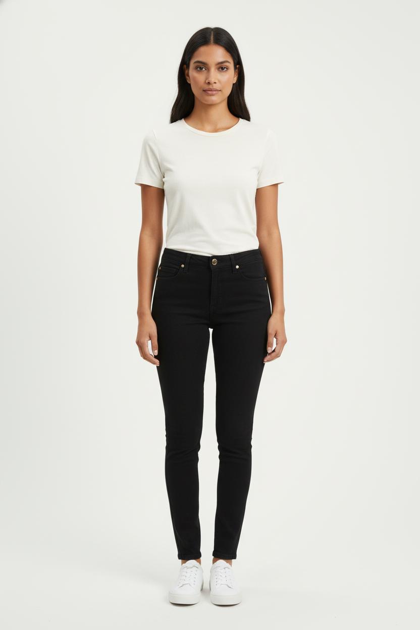 Jean Slim Noir - Taille S/36 de la marque Des petits hauts | PARAD80411 - Vendu par Paradigme - Image 1