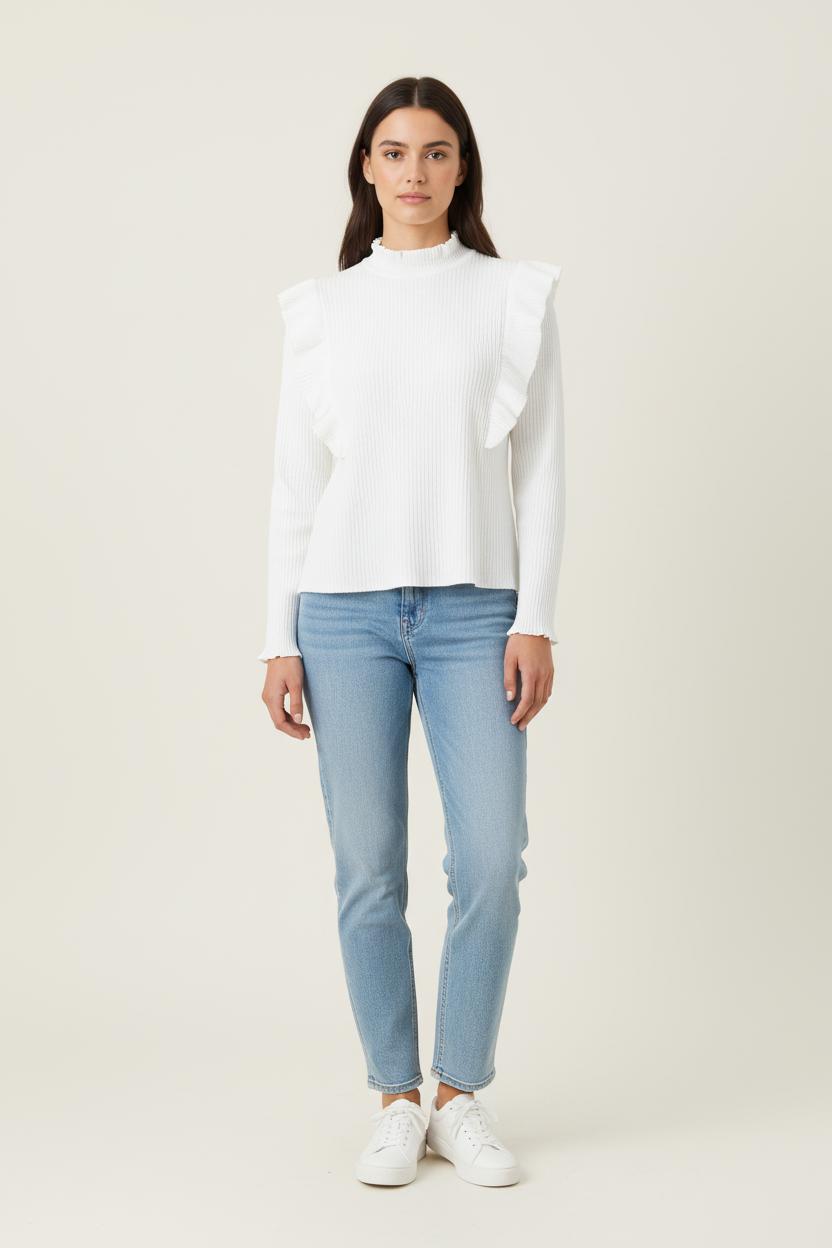 Blouse Blanche - Taille XL/42 de la marque IKKS | PARAD80427 - Vendu par Paradigme - Image 1
