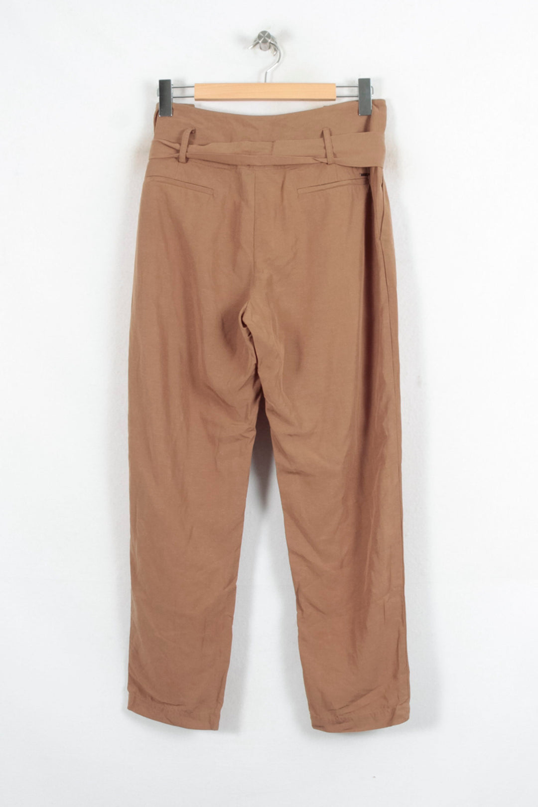Pantalon Taille Haute Marron - Taille XL/42 de la marque IKKS | PARAD80429 - Vendu par Paradigme - Image 4