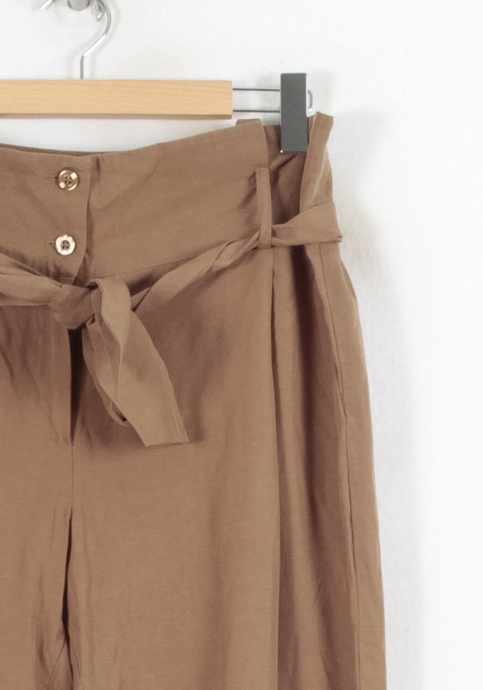 Pantalon Taille Haute Marron - Taille XL/42 de la marque IKKS | PARAD80429 - Vendu par Paradigme - Image 3