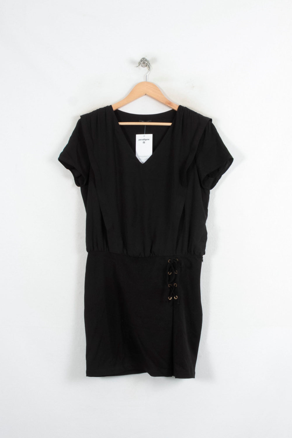 Robe Courte Noire - Taille L/40 de la marque IKKS | PARAD80468 - Vendu par Paradigme - Image 2