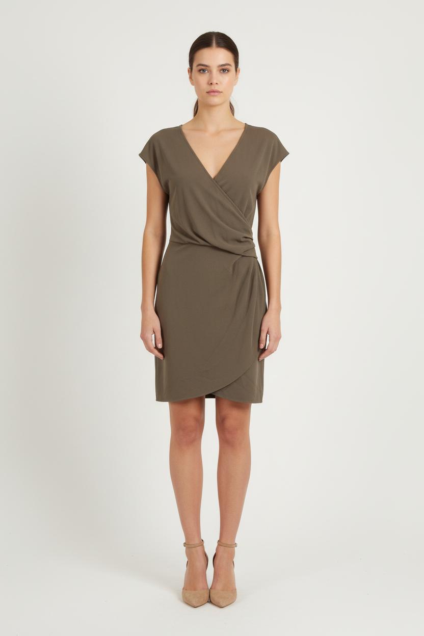 Robe Porte-feuille Verte - Taille M/38 de la marque IKKS | PARAD80506 - Vendu par Paradigme - Image 1