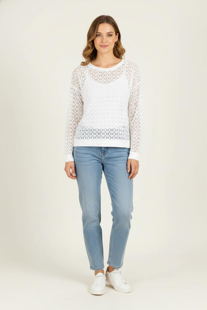 Blouse Blanche - Taille L/40 de la marque IKKS | PARAD80526 - Vendu par Paradigme - Image 1
