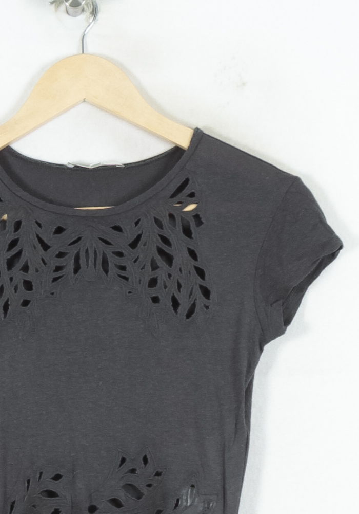 Robe Courte Grise - Taille M/38 de la marque Maje | PARAD80552 - Vendu par Paradigme - Image 3